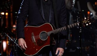 Blake Shelton (above), Luke Bryan (top center), Jason Aldean (top right) and Florida Georgia Line are some of the new stars giving the country music establishment a run for its money. (Associated Press photographs)