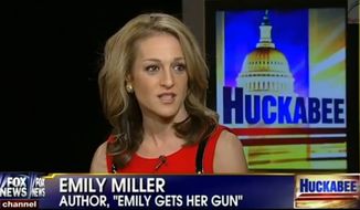 Emily Miller on &quot;Huckabee&quot; on Fox News. Jan. 4, 2014. 