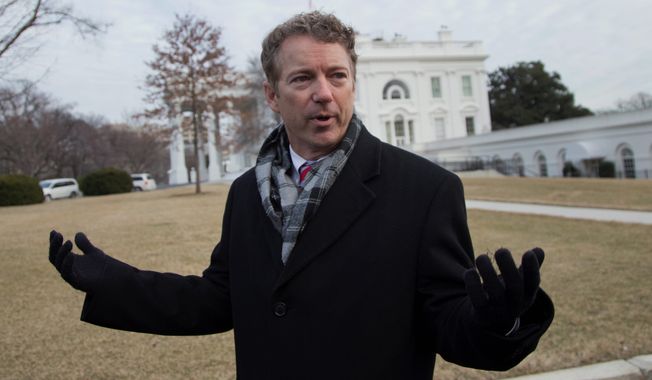 &quot;I think these investigations need to be done by independent people outside of the administration,&quot; Sen. Rand Paul, Kentucky Republican, says of the IRS inquiry. (Associated Press)