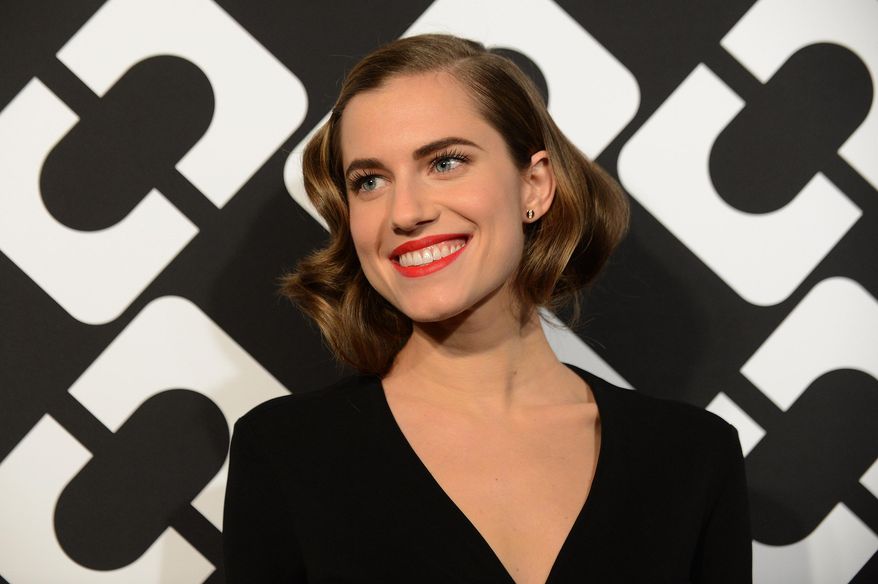 Allison Williams attends the DVF Journey of a Dress 40th Anniversary Party at Wilshire May Company Building on Jan. 10, 2014 in Los Angeles.(Photo by Jordan Strauss/Invision/AP)