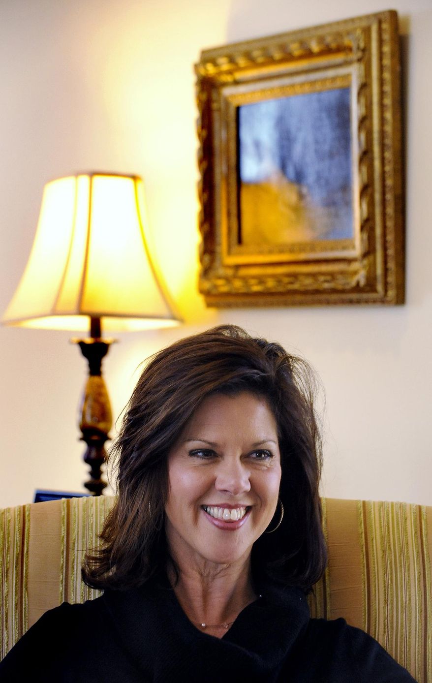 In this Dec. 17, 2013 photo, Alabama Power vice president Leslie Sanders talks about her career in Montgomery, Ala. Sanders is part of a growing trend of female business leaders in the Montgomery area, punctuated by Alabama State University’s choice of Gwendolyn Boyd as its first female president in the school’s 146-year history. (AP Photo/The Montgomery Advertiser, Mickey Welsh) NO SALES