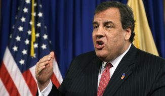 In this Jan. 9, 2014, photo, New Jersey Gov. Chris Christie speaks during a news conference at the Statehouse in Trenton, N.J.  Christie has fired a top aide who engineered political payback against a town mayor, saying she lied. (AP Photo/Mel Evans)