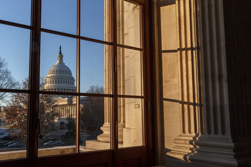 ** FILE ** In this Wednesday, Dec. 18, 2013, file photo, the U.S. Capitol is shown in Washington. (AP Photo/J. Scott Applewhite)