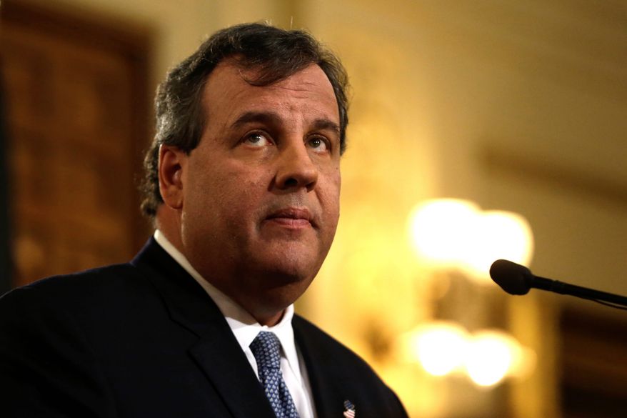New Jersey Gov. Chris Christie delivers his State Of The State address at the Statehouse, Tuesday, Jan. 14, 2014, in Trenton, N.J. (AP Photo/Julio Cortez)