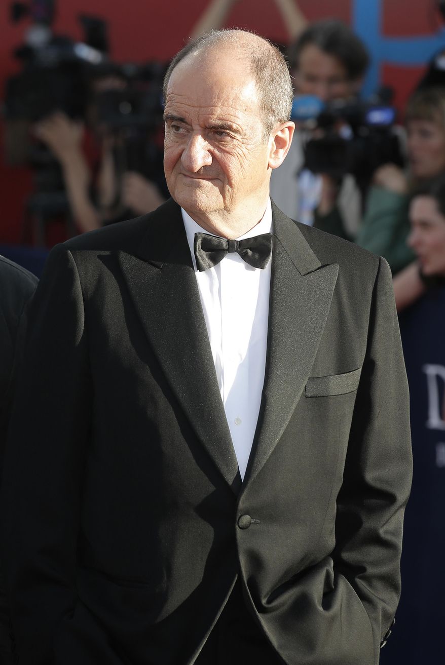 FILE - This Aug. 30 , 2013, file photo shows French journalist and television executive Pierre Lescure at the 39th American Film Festival, in Deauville, Normandy, western France. Pierre Lescure has been named president of the Cannes Film Festival, succeeding Gilles Jacob. The French festival said Lescure was elected in a board of directors meeting Tuesday. He will take office in July. The 83-year-old Jacob is stepping down after more than three decades with the festival and 13 years as president. (AP Photo/Lionel Cironneau, File)