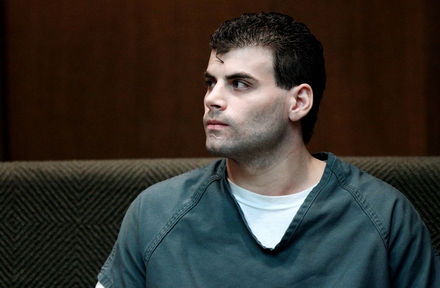 Alexander Haydel sits in court Tuesday Jan. 14, 2014, in Memphis, Tenn. Haydel pleaded guilty to first-degree murder charges in the deaths of Officer Timothy Warren and Arthur Warren on July 3, 2011, in Memphis. (AP Photo/The Commercial Appeal, Mike Brown)