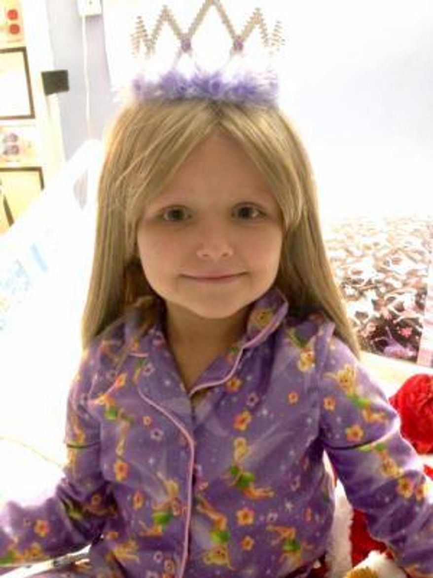 This undated family photo shows Sara Duncan, 5, who suffers from neuroblastoma, a rare and potentially fatal childhood cancer. In the United States, there are only 400 to 600 cases a year. (AP Photo/Duncan Family Photo via The State) ALL LOCAL MEDIA OUT, (TV, ONLINE, PRINT)