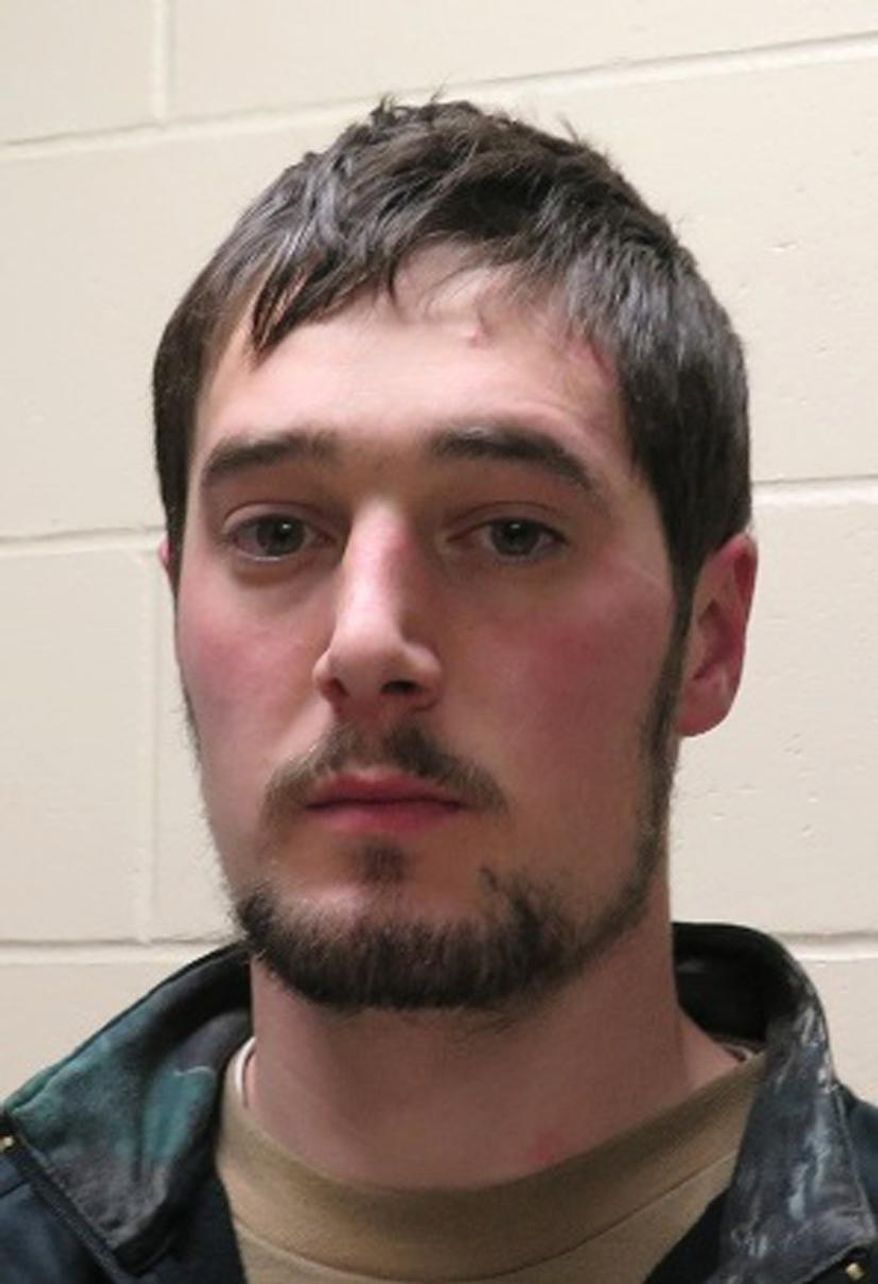 This Jan. 12, 2014 booking photo from the Lake County Sheriff's Office shows Edward Zupanrich. The Star Tribune reported Wednesday, Jan. 22, 2014, that conservation officers arrested Zupancich and a friend, Barney Lakner, earlier this month after a chase that reached speeds of 80 mph. Zupancich, 26, of Babbitt, and Lakner, 44, face several charges, including fleeing a police officer, littering and possession of mechanical equipment in the BWCA. (AP Photo/Lake County Sheriff's Office)