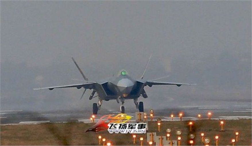 The J-20's key features resemble those of the top-of-the-line U.S. F-22 Raptor and new F-35 Lightning
