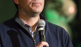 Chicago White Sox manager Robin Ventura speaks during the baseball team&#39;s SoxFest annual fan convention, Friday, Jan. 24, 2014, in Chicago. (AP Photo/Andrew A. Nelles)