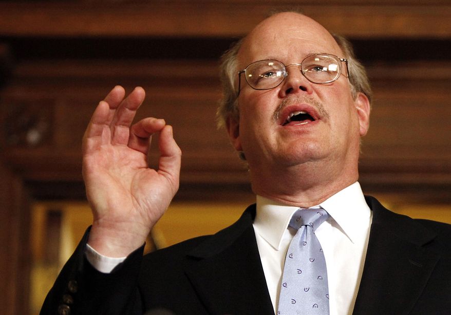 FILE - In this Feb. 29, 2012 file photo is Wisconsin State Sen. Dale Schultz, R-Richland Center, at the state Capitol in Madison, Wis. One of the most moderate Republicans in the Wisconsin state Legislature, and the only Republican to vote against Gov. Scott Walker's union law known as Act 10, Schultz announced Monday, Jan. 27, 2014 that he will retire rather than take on a more conservative challenger. (AP Photo/Wisconsin State Journal, M.P. King, File)