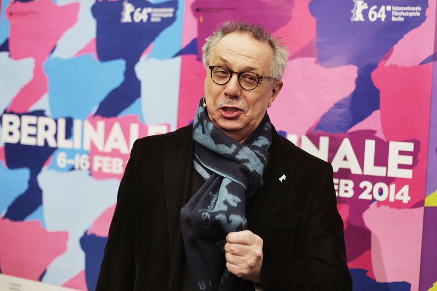 Dieter Kosslick, director of the International Film Festival Berlin, the Berlinale, poses for media prior to the annual program press conference in Berlin, Tuesday, Jan. 28, 2014. The 64. Berlinale will take place in the German capital from Thursday, Feb. 6, until Sunday, Feb. 16, 2014. (AP Photo/Markus Schreiber)