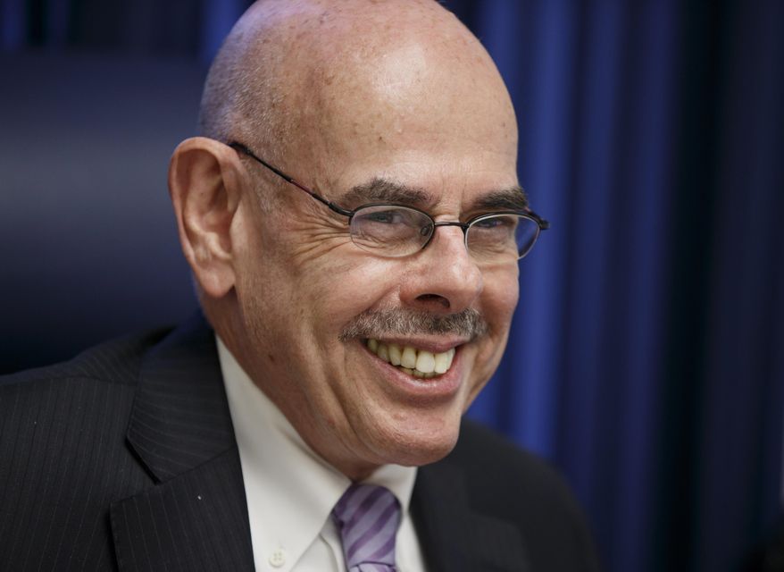Rep. Henry Waxman, D-Calif. smiles between a flurry of phone calls in his Capitol Hill office in Washington, Thursday, Jan. 30, 2014, after he announced that he would retire after 40 years in the House of Representatives. Waxman, 74, has been a liberal force in the House, focusing on clean air issues, investigating the tobacco industry, expanding Medicaid and helping to write and enact the 2010 Affordable Care Act. (AP Photo)