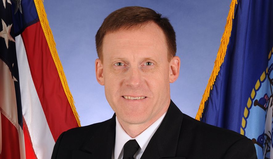 This Oct. 5, 2011, photo, provided by the U.S. Navy, shows Vice Adm. Michael Rogers. Defense Secretary Chuck Hagel is announcing that Rogers, the head of the Navy&#39;s Cyber Command, has been chosen to be the next chief of the troubled National Security Agency. Rogers, also a former intelligence director for the Joint Chiefs of Staff, is being nominated to replace Army Gen. Keith Alexander. (AP Photo.U.S. Navy)