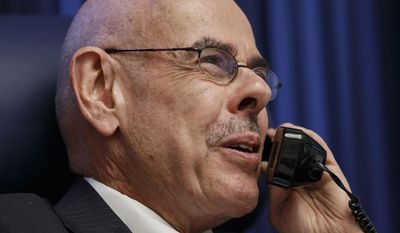 Rep. Henry Waxman, D-Calif. fields a flurry of phone calls in his Capitol Hill office in Washington, Thursday, Jan. 30, 2014, after he announced that he would retire after 40 years in the House of Representatives. Waxman, 74, has been a liberal force in the House, focusing on clean air issues, investigating the tobacco industry, expanding Medicaid and helping to write and enact the 2010 Affordable Care Act. (AP Photo)