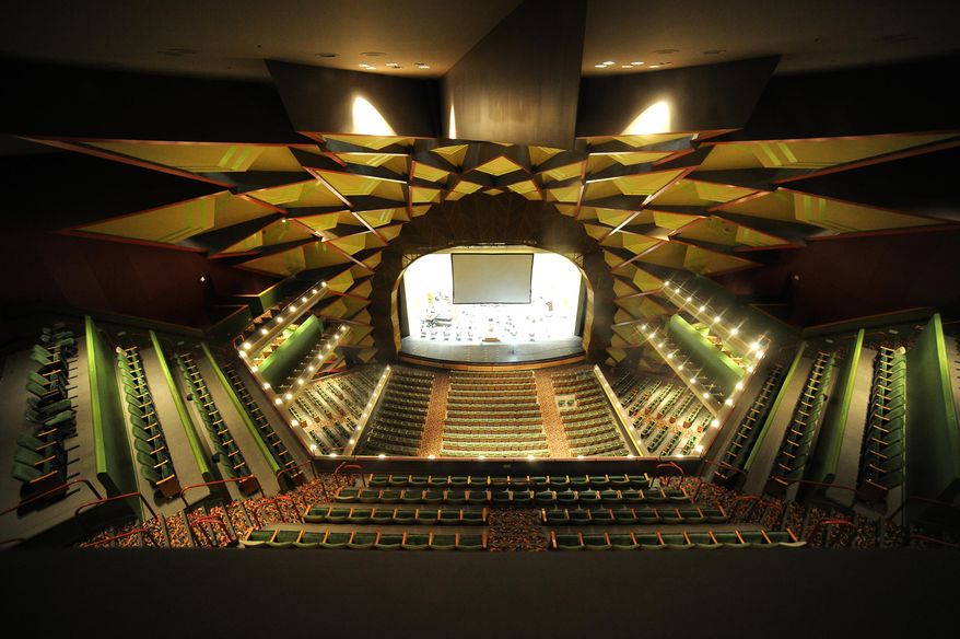 This Jan. 9, 2014 photo shows the Alaska Center for the Performing Arts in Anchorage, Alaska. The Atwood Concert Hall seats over 2,000 people. (AP Photo/The Anchorage Daily News, Bob Hallinen) LOCAL TV OUT (KTUU-TV, KTVA-TV) LOCAL PRINT OUT (THE ANCHORAGE PRESS, THE ALASKA DISPATCH)