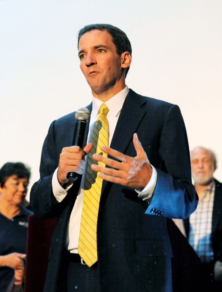 Democrat Andrew Romanoff has raised more than his Republican rival, three-term incumbent Rep. Mike Coffman, in Colorado. (ASSOCIATED PRESS)