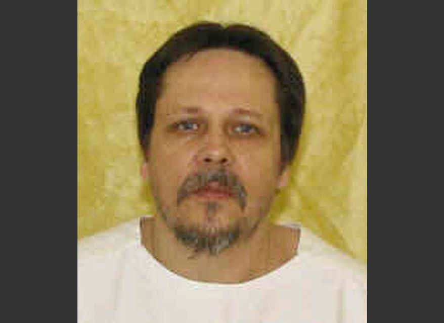 FILE - This undated file photo provided by the Ohio Department of Rehabilitation and Correction shows inmate Dennis McGuire. Initial reviews of an execution in which McGuire repeatedly gasped found no reason to change the way Ohio puts condemned prisoners to death. The reviews, required by prison rules, found that the state execution policy was followed, and execution and medical team members did what they were supposed to.(AP Photo/Ohio Department of Rehabilitation and Correction, File)