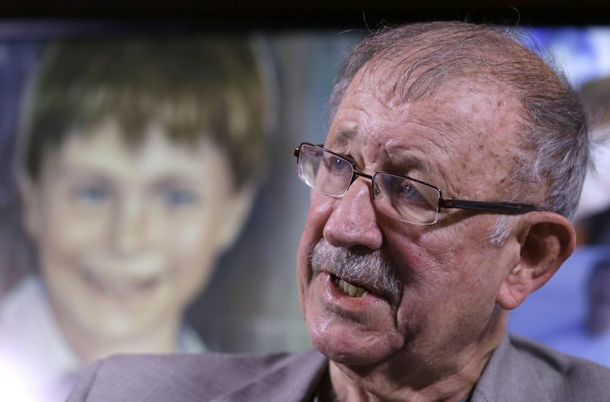 In this Wednesday, Feb. 5, 2014 photo, Don Ryce, the father of Jimmy Ryce, talks to a reporter during an interview in Miami. Juan Carlos Chavez, 46, who kidnapped, raped and murdered 9-year-old Jimmy Ryce on his way home from school almost 20 years ago is scheduled to be executed Tuesday, Feb. 11, 2014. (AP Photo/Alan Diaz)