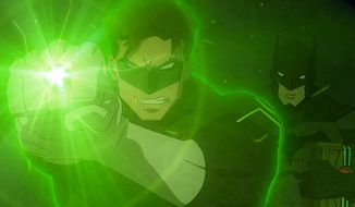 Batman and Green Lantern team up  in Warner Bros. Animation&amp;#213;s latest direct to Blu-ray, PG-13 cartoon Justice League: War.