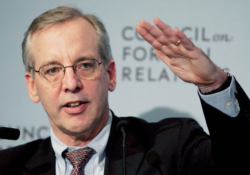 William Dudley, president of the Federal Reserve Bank of New York, and vice-chairman of the Federal Open Market Committee, speaks at the Council on Foreign Relations, Thursday, May 24, 2012 in New York. (AP Photo/Mark Lennihan)