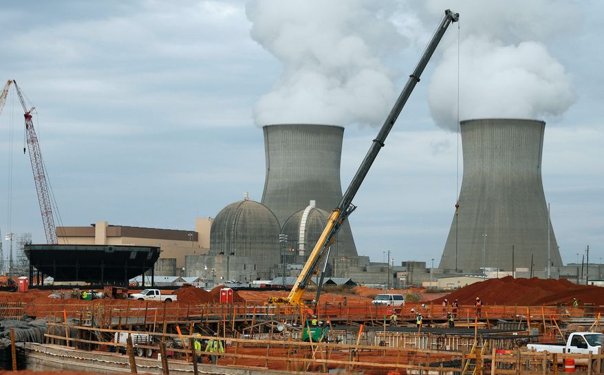 The Obama administration will make available billions of dollars in federal loan guarantees to support private construction efforts of new nuclear power plants. The $14 billion Vogtle nuclear plant (pictured) is being built by Southern Co. and several partners about 30 miles southeast of Augusta. (associated press photographs)