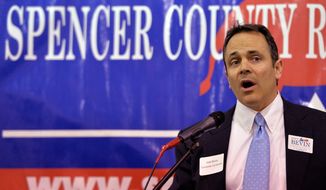 Strategists say Louisville businessman Matt Bevin has failed to gain traction in his race against Sen. Mitch McConnell, Kentucky Republican, despite launching a series of attack ads against the Senate Majority Leader. (Associated Press)