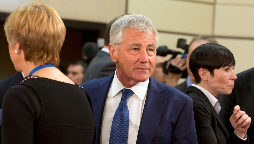 Defense Secretary Chuck Hagel announced plans to make a shrinking armed forces even smaller. (Associated Press)