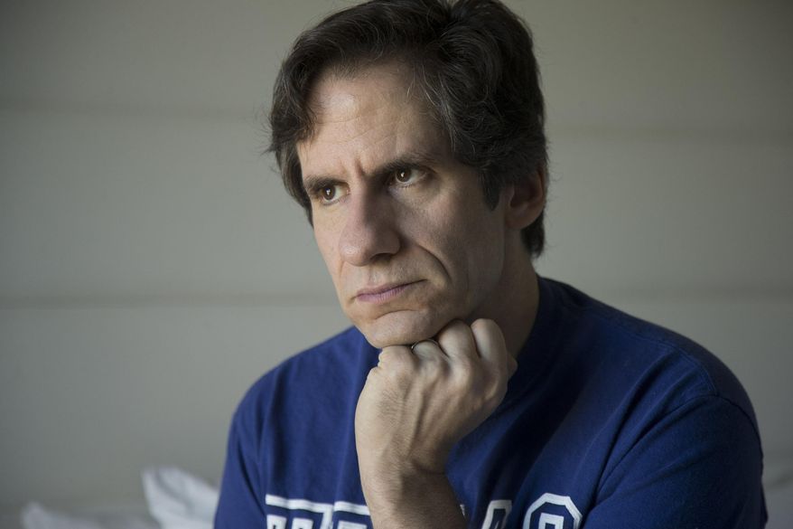 In this Thursday, Jan. 16, 2014 photo, pianist Seth Rudetsky poses for photos in Fort Lauderdale, Fla. Rudetsky played for Audra McDonald’s senior recital at Julliard long before she became a star and he’s Patti LuPone’s go-to accompanist. But Rudetsky has taken center stage more recently in the off-Broadway 1970s-style musical “Disaster!” which he co-wrote and stars in. (AP Photo/J Pat Carter)