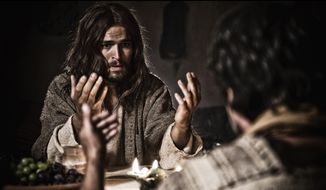 This image released by 20th Century Fox shows Diogo Morgado in a scene from &amp;quot;Son of God.&amp;quot; (AP Photo/20th Century Fox, Casey Crafford)