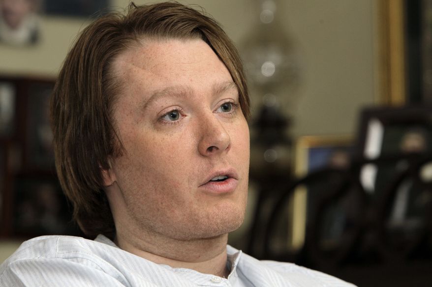 In this May 28, 2010 photo Clay Aiken is seen during an interview in Raleigh, N.C. (AP Photo/Gerry Broome)