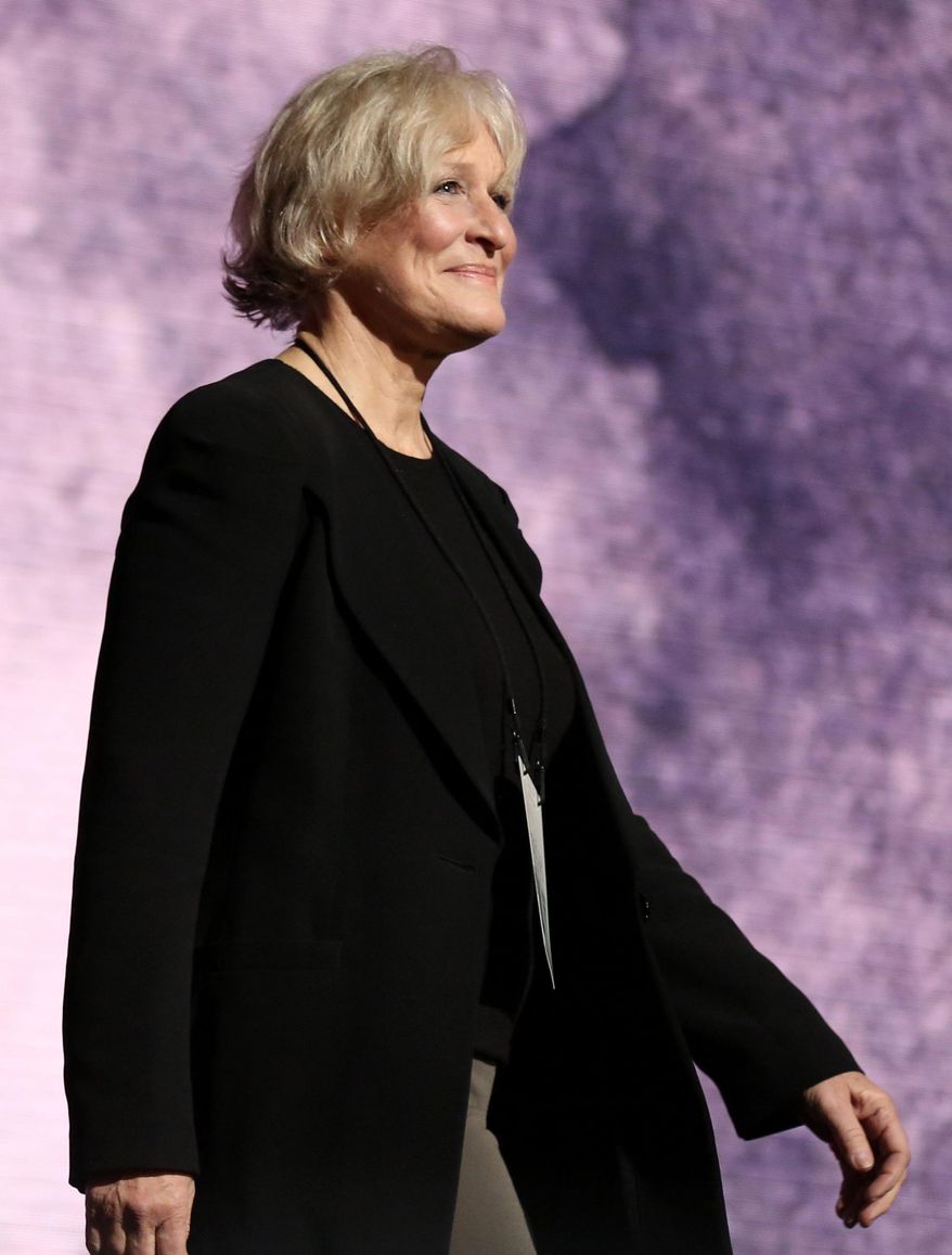 Glenn Close is seen onstage during rehearsals for the 86th Academy Awards in Los Angeles, Saturday, March 1, 2014. The Academy Awards will be held at the Dolby Theatre on Sunday, March 2. (Photo by Matt Sayles/Invision/AP)