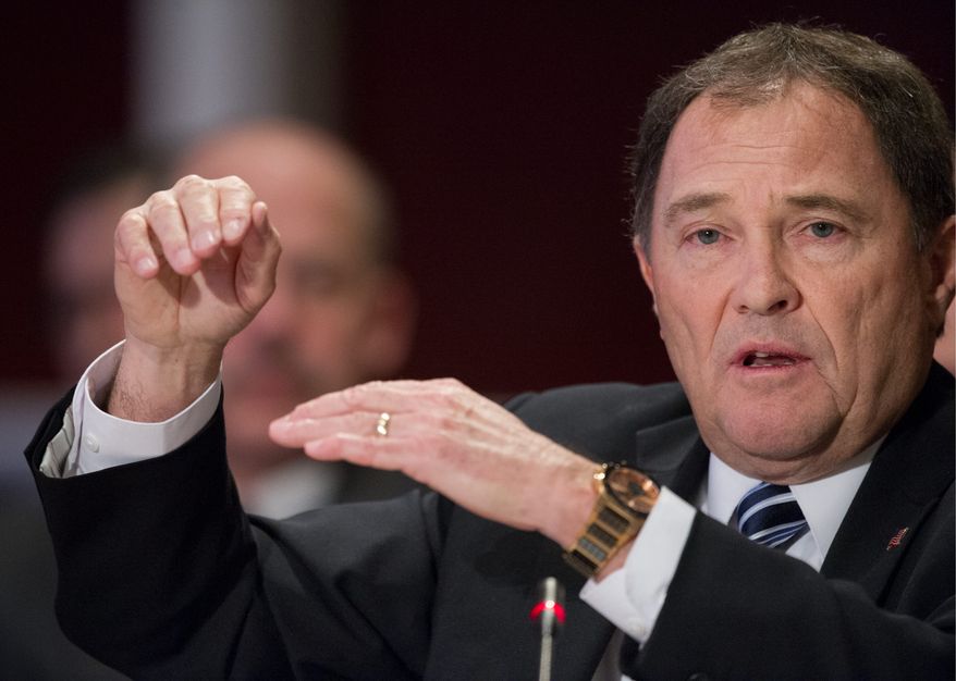 Utah Gov. Gary Herbert, a Republican, told the Washington Times that he and other governors want reassurance that active-duty Army and Army reserve components have been "balanced appropriately." (Associated Press)