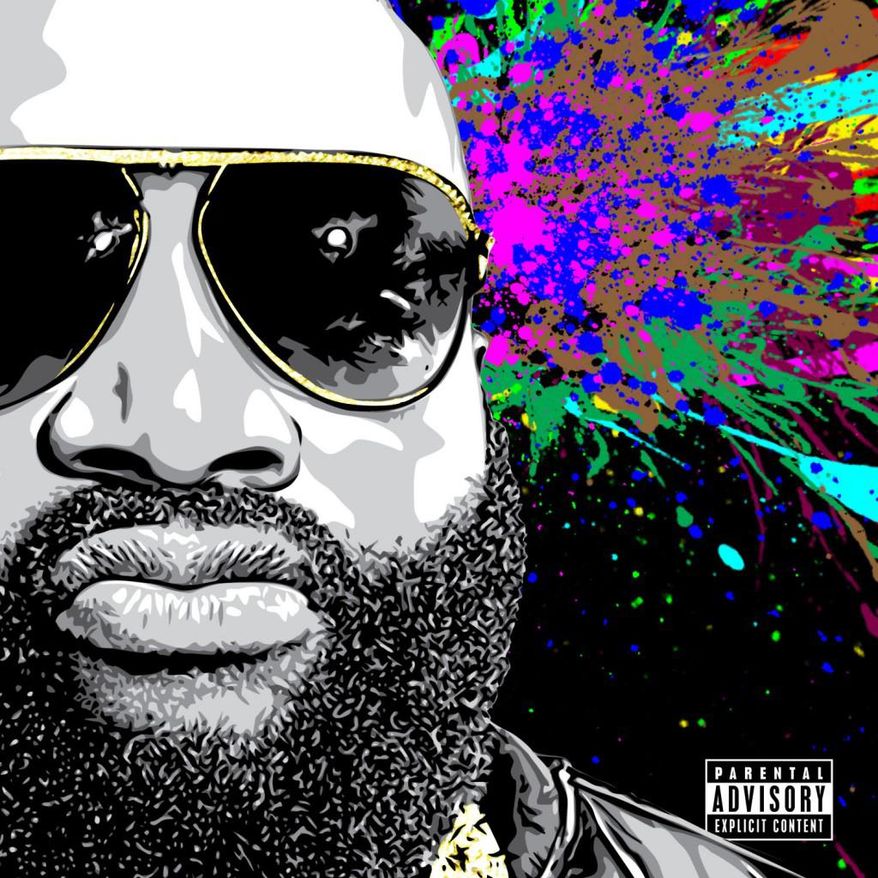This photo provided by Maybach Music Group/Def Jam shows the cover of Rick Ross’ album, “Mastermind.” (AP Photo/Maybach Music Group/Def Jam)