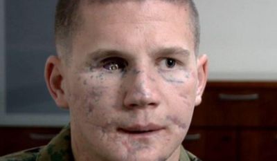 Marine veteran William Kyle Carpenter. (Image: The Army Times video screenshot)