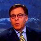 Bob Costas appears with pink eye during the Olympics in this NBC screen grab.