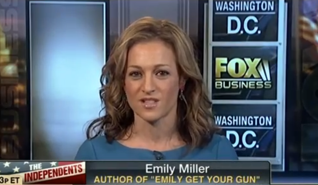 Emily Miller on Fox Business. March 7, 2014. 