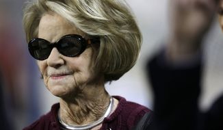 FILE - This Dec. 22, 2013 file photo shows Martha Ford, wife of Detroit Lions owner William Clay Ford,  on the sidelines before an NFL football game between the Lions and New York Giants in Detroit. The Lions announced Monday, March 10, 2014, that Ford&#39;s interest in the team passes to Martha Ford, pursuant to &amp;quot;long-established succession plans.&amp;quot; William Clay Ford died Sunday. The 88-year-old Ford was the last surviving grandchild of automotive pioneer Henry Ford. (AP Photo/Carlos Osorio, File)