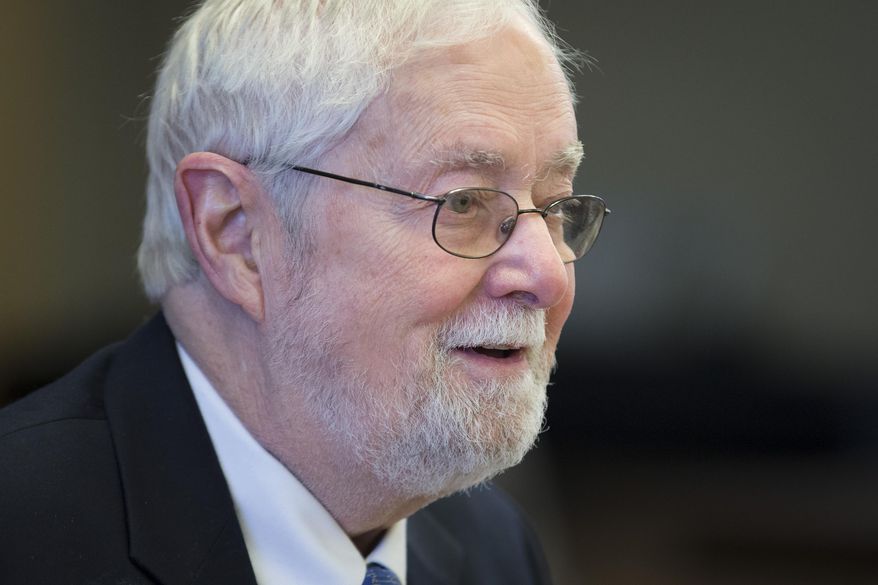 Rev. Thomas Ogletree speaks to the media during a news conference following the announcement that a case against him for breaking church law by officiating his son's same-sex marriage had been dropped, Monday, March 10, 2014, in White Plains, N.Y. Ogletree, 80, said he's grateful the church had decided not to prosecute him for what he called "an act of pastoral faithfulness and fatherly love." Bishop Martin McLee, who announced the decision, called on church officials to stop prosecuting other pastors for marrying same-sex couples. McLee, who leads the church's New York district said he would cease church trials over the issue in his district and would organize a broad discussion about the church's internal divisions over gay relationships. (AP Photo/John Minchillo)