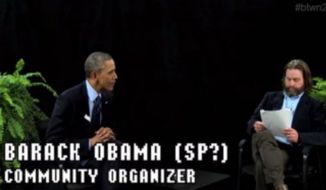 President Obama appears on &#39;Between Two Ferns&#39; with comedic actor Zach Galifianakis.