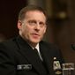 Navy Vice Adm. Michael Rogers, nominated to head Cybercom and the National Security Agency, says the Russian military is using sophisticated cyberwarfare capabilities against Ukraine as part of its incursion in Crimea. (Associated Press)