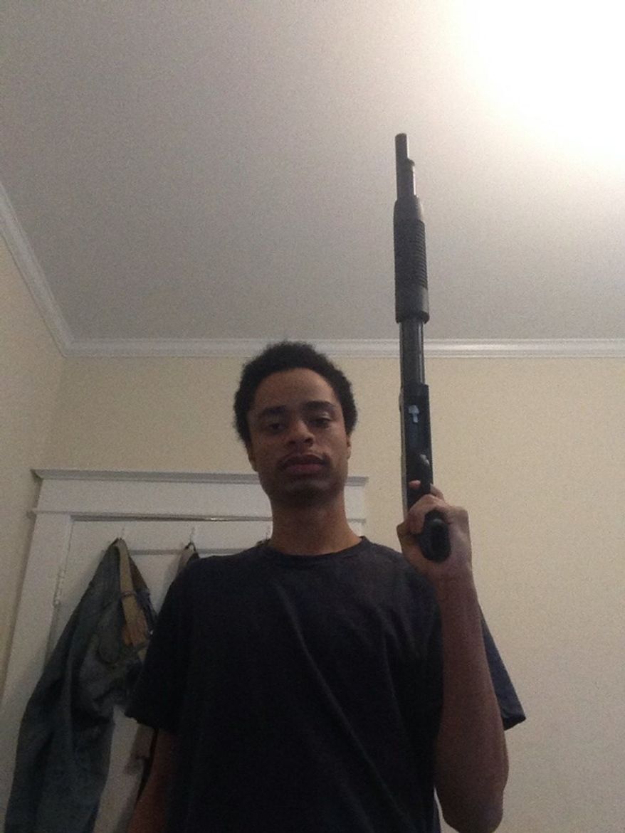 An undated photo of Maryland mall shooter Darion Marcus Aguilar, taken during December 2013 or January 2014 (Photo from Howard County Police Department).