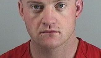 The Douglas County Sheriff released this booking photo of Ryan Cole Stone on Friday, March 14, 2014. Stone faces charges of attempted murder, kidnapping, assault and motor vehicle theft in connection with with the high speed car chase in Colorado on March 12. His bail has been set at $3.5 million. (AP Photo/Douglas County Sheriff)