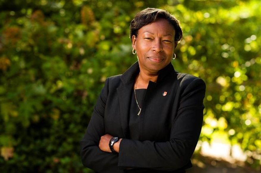 This undated handout photo provided by St. Mary’s College shows Tuajuanda Jordan. St. Mary's College of Maryland has named Jordan, a dean and scientist from Lewis and Clark College, as the school's next president. The St. Mary's College board announced Jordan was unanimously approved as the school's president after a four-month search. She will take office July 1. (AP Photo/Steve Hambuchen, St. Mary's College) Copyright, Steve Hambuchen Steve Hambuchen