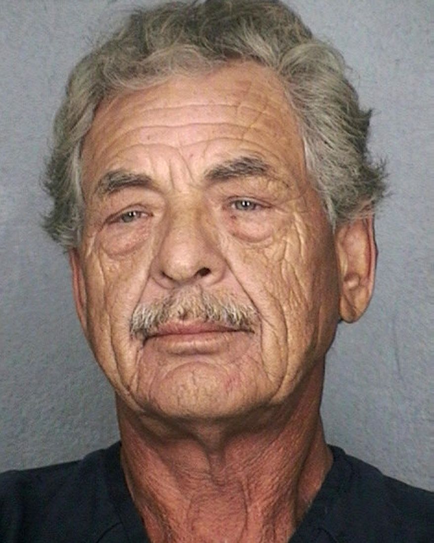 FILE - In this photo provided by the Broward County, Fla., Sheriff's Office is James Robert Jones, 59, who walked away from the famed prison at Fort Leavenworth nearly 40 years ago. Jones returned to Kansas Tuesday, March 18, 2014 and is being housed at the U.S. Disciplinary Barracks where he is expected to serve out the remaining time on a 23-year sentence for murdering a fellow soldier at Fort Dix, N.J., in 1974. (AP Photo/Broward County Sheriff's Office, File)