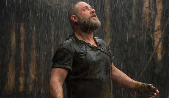 This image released by Paramount Pictures shows Russell Crowe as Noah in a scene from the film, &amp;quot;Noah.&amp;quot; (AP Photo/Paramount Pictures, Niko Tavernise)