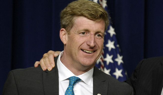 This June 3, 2013, file photo shows former Rhode Island Rep. Patrick Kennedy at the National Conference on Mental Health, in Washington. (AP Photo/Susan Walsh, File)