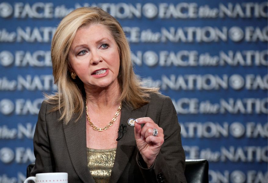 ** FILE ** Rep. Marsha Blackburn, Tennessee Republican. (Associated Press)