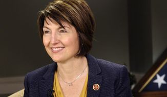Rep. Cathy McMorris Rodgers, Washington Republican, is seen here Jan. 28, 2014, on Capitol Hill in Washington. (Associated Press) ** FILE **