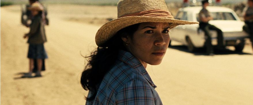 This photo released by Pantelion Films shows America Ferrera as Helen Chavez in a scene from "Cesar Chavez." (AP Photo/Pantelion Films)
